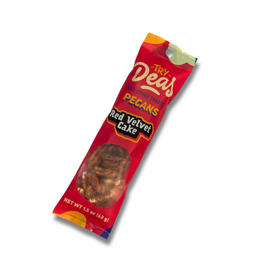 1.5oz Red Velvet Cake Pecans